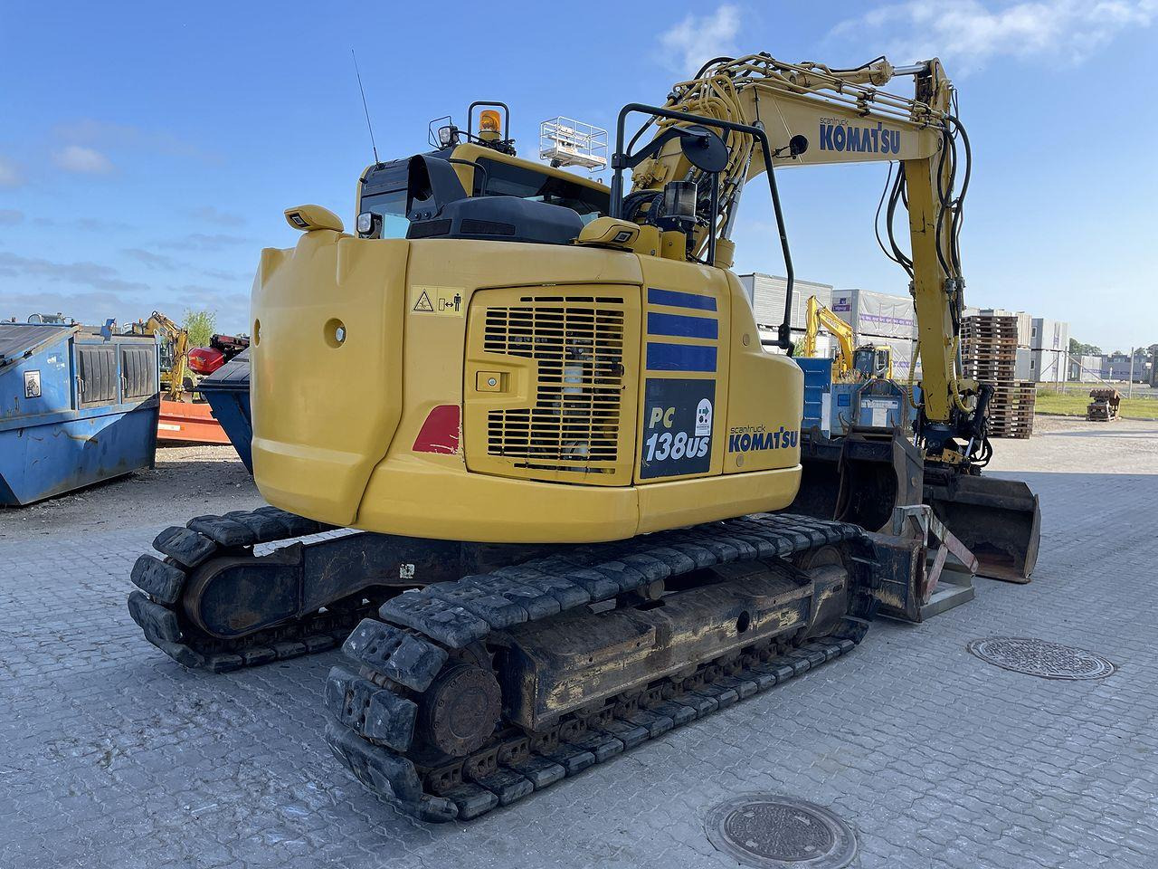Komatsu PC138US-11 - Kāpurķēžu ekskavators: foto 4 Komatsu PC138US-11 - Kāpurķēžu ekskavators: foto 4