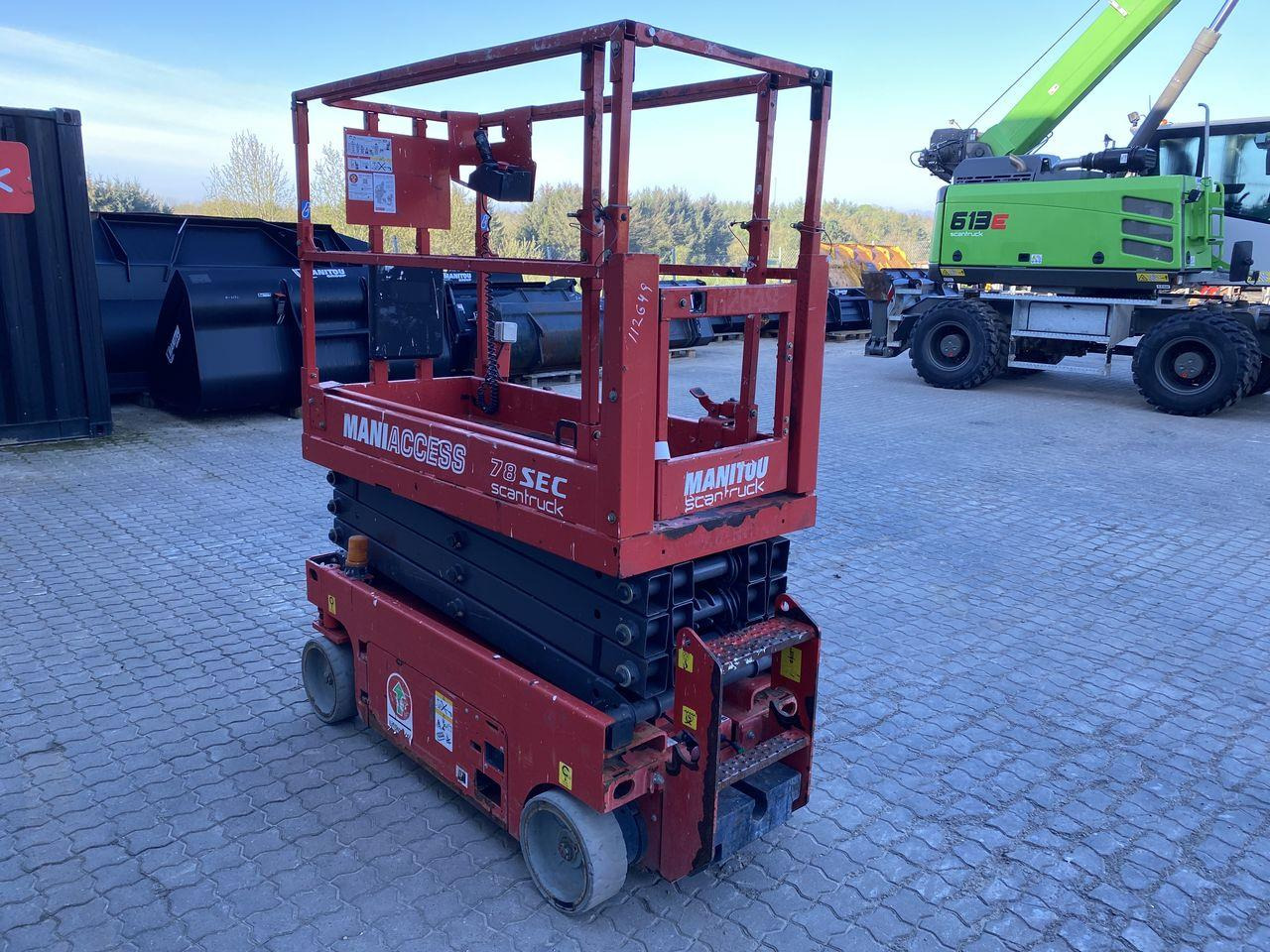 Manitou 78SEC - Šķērveida pacēlājs: foto 5 Manitou 78SEC - Šķērveida pacēlājs: foto 5