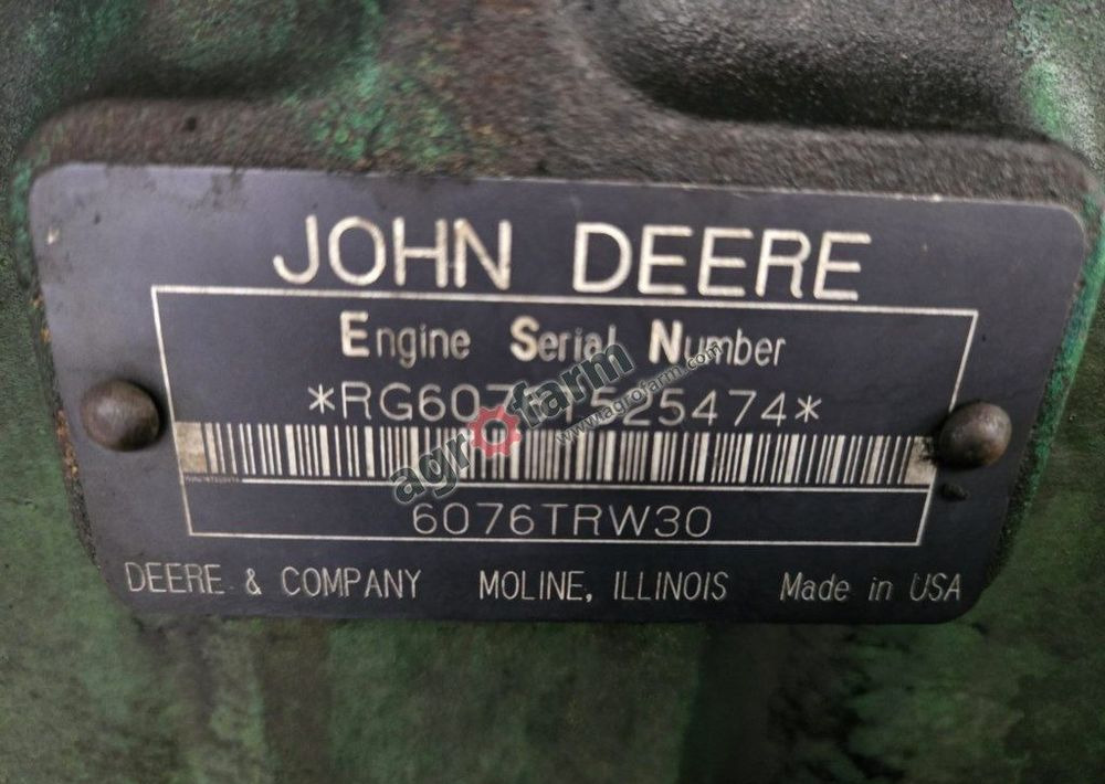 Silnik John Deere 7800 6076 TRW30 - Dzinējs - Kravas automašīna: foto 2 Silnik John Deere 7800 6076 TRW30 - Dzinējs - Kravas automašīna: foto 2