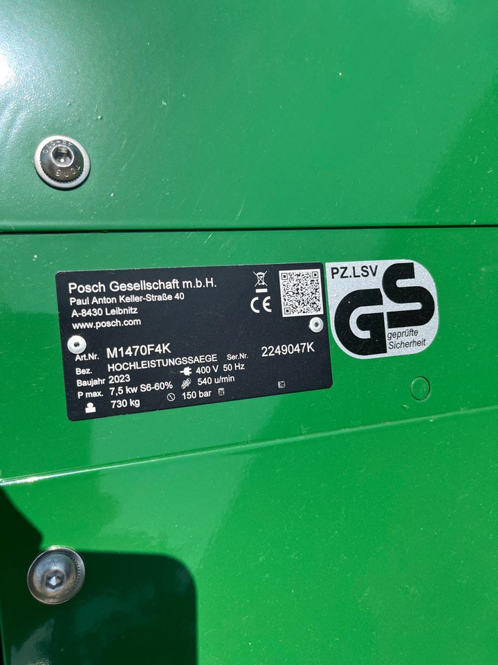 Jaunā Malkas skaldītājs Posch EasyCut 700 ZE7,5+F4: foto 7