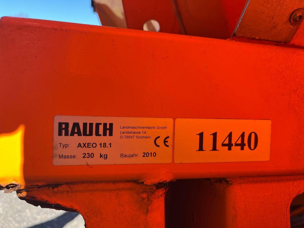 Rauch Axeo 18.1 - Sāls un smilts kaisītājs: foto 5 Rauch Axeo 18.1 - Sāls un smilts kaisītājs: foto 5