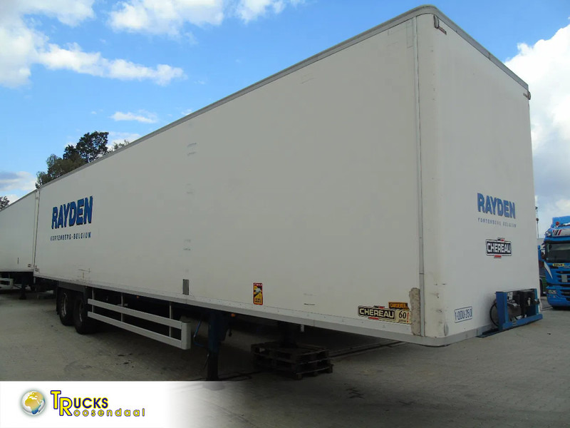 Chereau + rollers + 2x AXLE - Puspiekabe slēgtā virsbūve: foto 1 Chereau + rollers + 2x AXLE - Puspiekabe slēgtā virsbūve: foto 1