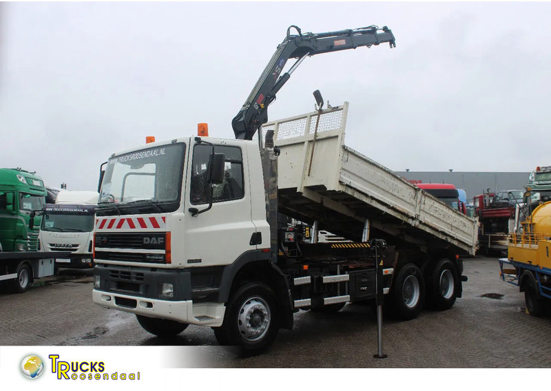 DAF Kipper 6x4 + SPRING + EURO 1 + no CRANE + Manuel + BE apk 09-2024 - Kravas automašīna pašizgāzējs: foto 1 DAF Kipper 6x4 + SPRING + EURO 1 + no CRANE + Manuel + BE apk 09-2024 - Kravas automašīna pašizgāzējs: foto 1