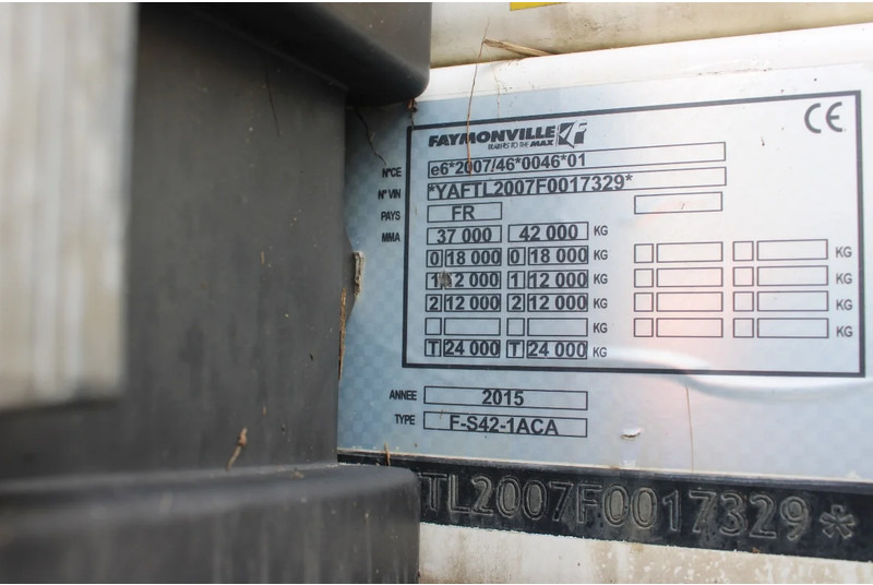 Puspiekabe zema profila platforma Faymonville extentadable 20m + disconnectable front + 42000kg + 2x in stock+remote: foto 20