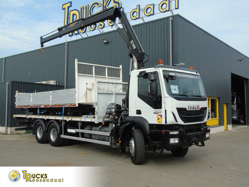 Iveco Eurotrakker 360 EEV + HIAB 144B- 2 + 6X4 + REMOTE + SPRING/BIG AXLE + EURO 5 - Kravas auto ar manipulatoru: foto 1 Iveco Eurotrakker 360 EEV + HIAB 144B- 2 + 6X4 + REMOTE + SPRING/BIG AXLE + EURO 5 - Kravas auto ar manipulatoru: foto 1