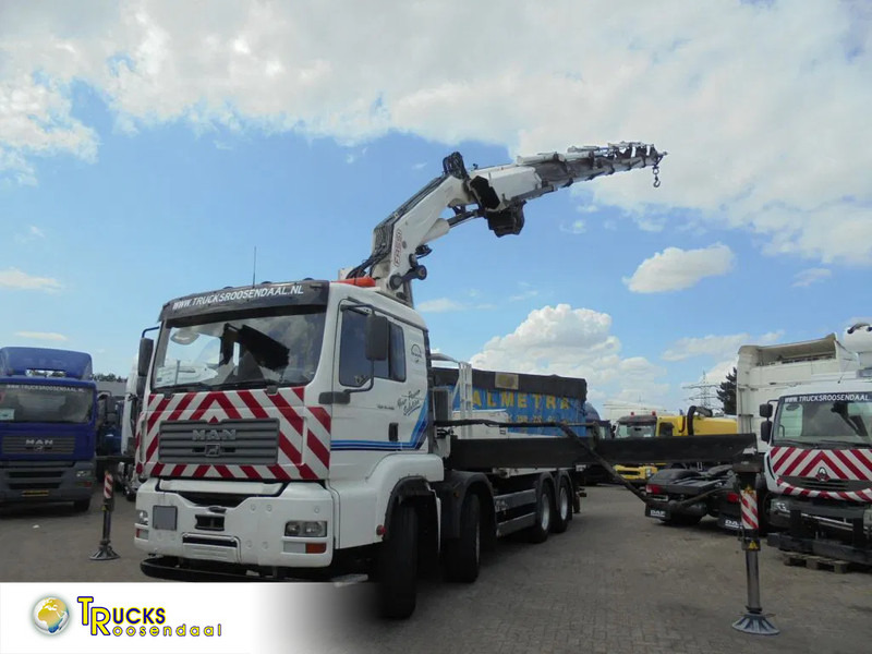 MAN TGA 41.460 1e Owner + Manual + Fassi F800XP 6x hydr. + Winch + hoogzit 8x4 + Low KM + Remote + FLY-JIB Prepared - Kravas auto ar manipulatoru, Bortu kravas automašīna/ Platforma: foto 1 MAN TGA 41.460 1e Owner + Manual + Fassi F800XP 6x hydr. + Winch + hoogzit 8x4 + Low KM + Remote + FLY-JIB Prepared - Kravas auto ar manipulatoru, Bortu kravas automašīna/ Platforma: foto 1