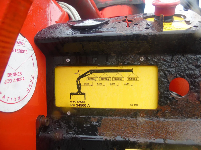 Kravas auto ar manipulatoru MAN TGS 35.440 + PALFINGER 24500 + 8X4 + EURO 5 + REMOTE: foto 9