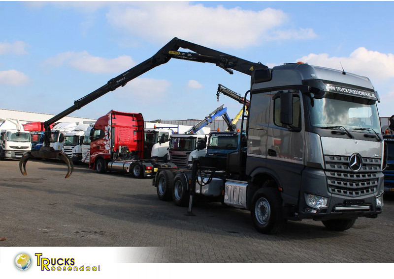 Mercedes-Benz Arocs 2858 + PALFINGER Z15 (2022) + 6X4 - Kravas auto ar manipulatoru: foto 1 Mercedes-Benz Arocs 2858 + PALFINGER Z15 (2022) + 6X4 - Kravas auto ar manipulatoru: foto 1
