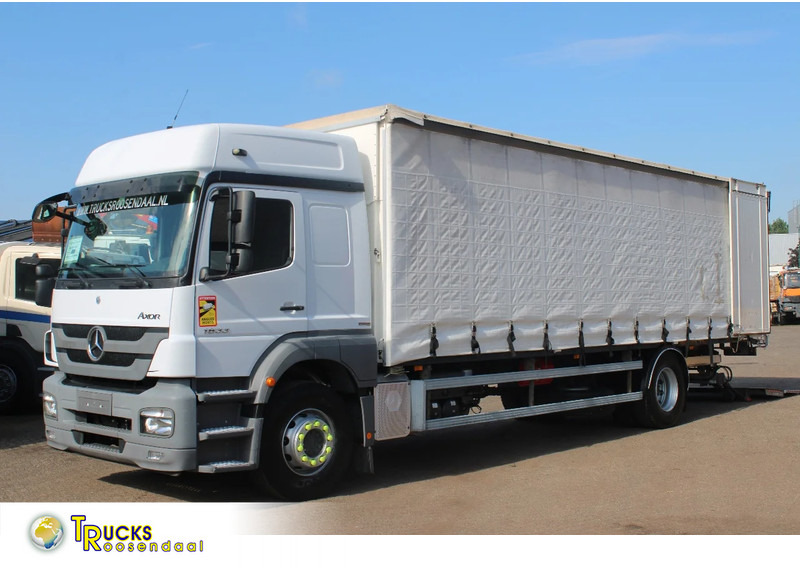 Mercedes-Benz Axor 1833 + euro 5 + lift + intarder - Kravas automašīna ar tentu: foto 1 Mercedes-Benz Axor 1833 + euro 5 + lift + intarder - Kravas automašīna ar tentu: foto 1