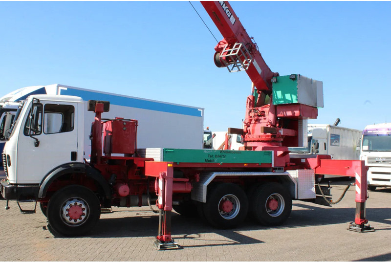 Mercedes-Benz SK 2628 + 6X6 + SPRING + MANUAL + HMK 42TON - Kravas auto ar manipulatoru: foto 5 Mercedes-Benz SK 2628 + 6X6 + SPRING + MANUAL + HMK 42TON - Kravas auto ar manipulatoru: foto 5