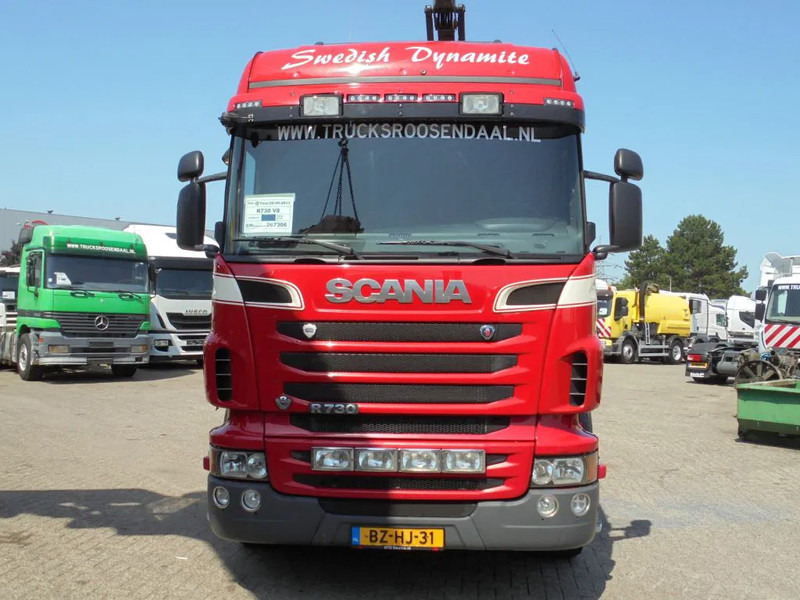 Scania R730 V8 + Euro 5 + Loglift 115Z + 6X4 - Bortu kravas automašīna/ Platforma: foto 2 Scania R730 V8 + Euro 5 + Loglift 115Z + 6X4 - Bortu kravas automašīna/ Platforma: foto 2