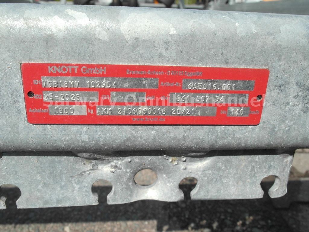 Laivu piekabe Brenderup Premiun 303500-SRX Bootsanhänger 3500 KG,Boot 9m: foto 10