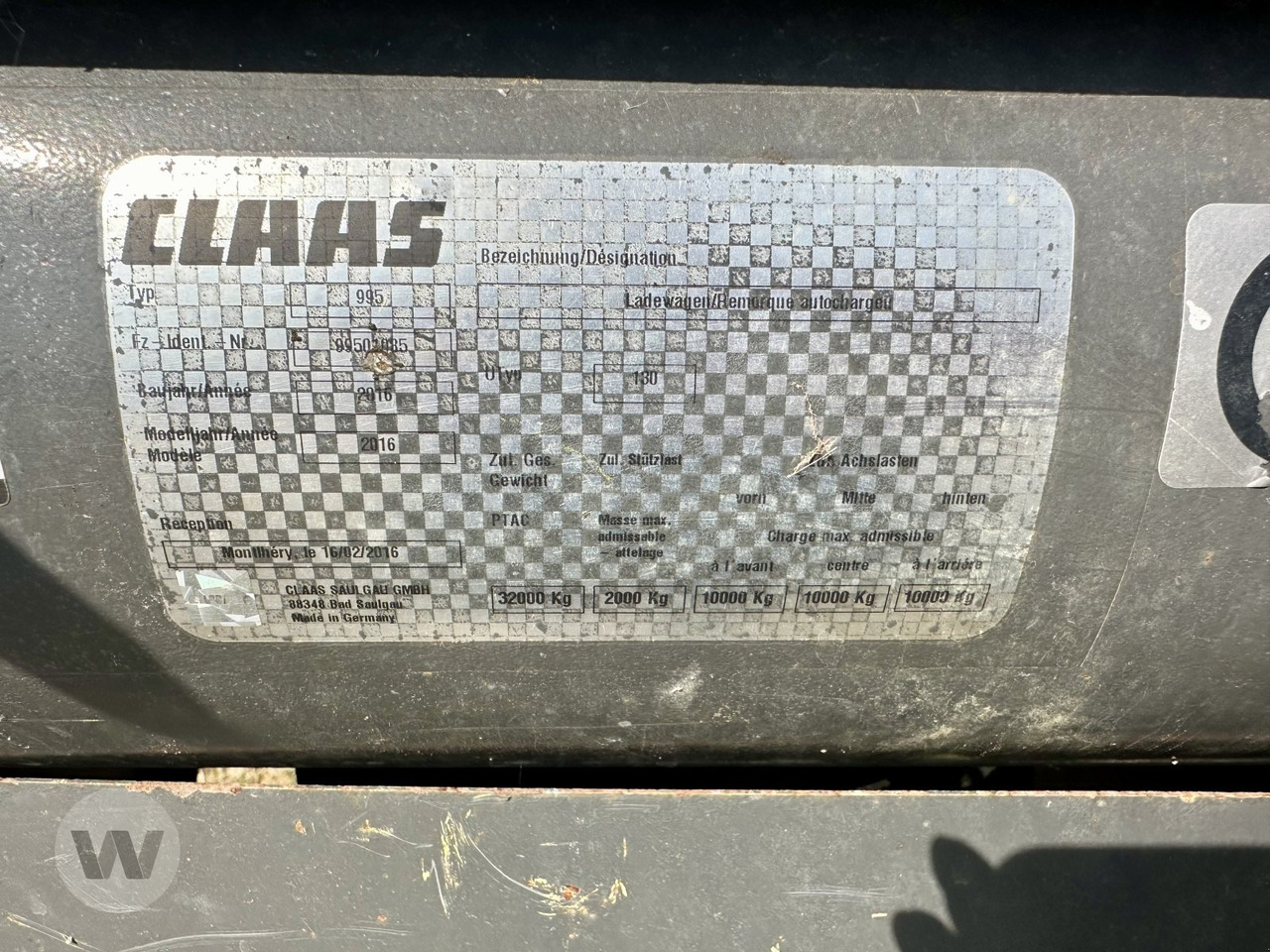 CLAAS Cargos 995 - Savācējpiekabe: foto 2 CLAAS Cargos 995 - Savācējpiekabe: foto 2