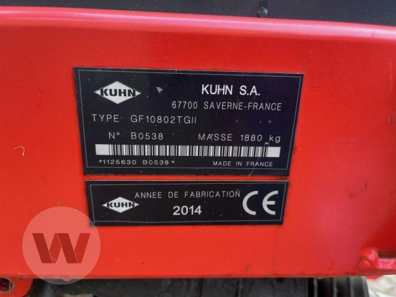 Kuhn GF 10802 - Vālotājs/ Ārdītājs: foto 3 Kuhn GF 10802 - Vālotājs/ Ārdītājs: foto 3