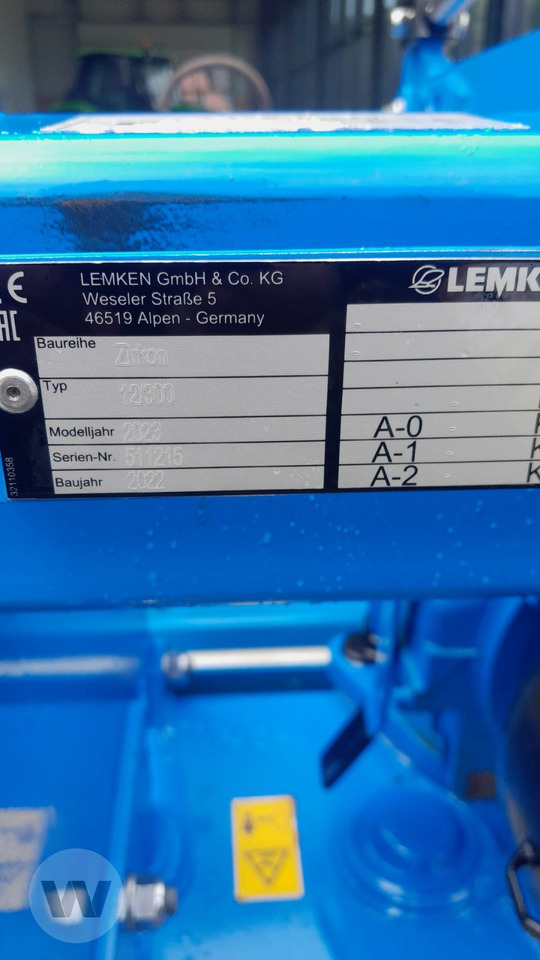 Lemken Zirkon 12/300 - Vertikālā augsnes frēze: foto 4 Lemken Zirkon 12/300 - Vertikālā augsnes frēze: foto 4