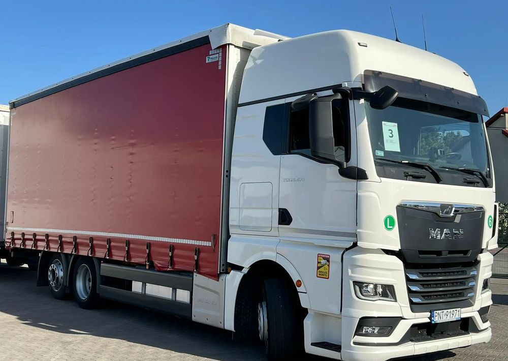 MAN TGX 26.470 z przyczepą Redos - Kravas automašīna ar tentu, Piekabe ar tentu: foto 3 MAN TGX 26.470 z przyczepą Redos - Kravas automašīna ar tentu, Piekabe ar tentu: foto 3