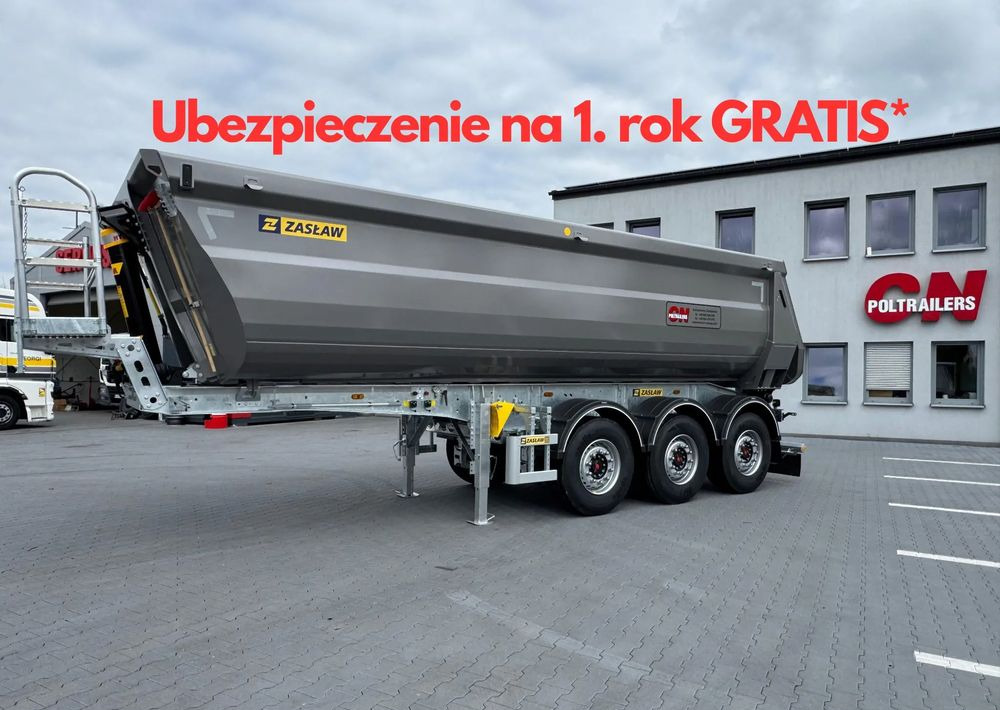 Zaslaw NOWY MODEL, CAŁA HARDOX 500 24/27m3 - Puspiekabe pašizgāzējs: foto 1 Zaslaw NOWY MODEL, CAŁA HARDOX 500 24/27m3 - Puspiekabe pašizgāzējs: foto 1