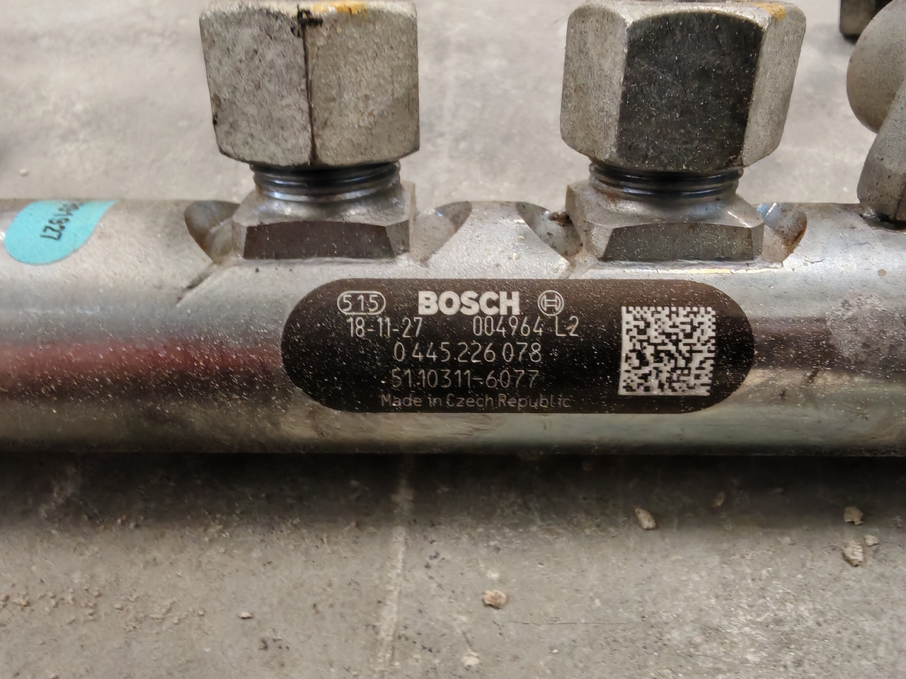 MAN TGS TGX EURO 6 / D2676LF / FUEL RAIL / 51103116077 - Degvielas sistēma: foto 3 MAN TGS TGX EURO 6 / D2676LF / FUEL RAIL / 51103116077 - Degvielas sistēma: foto 3