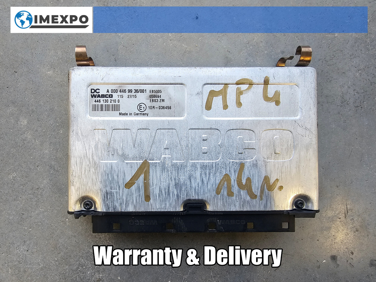 MERCEDES-BENZ ATEGO MP4 EURO 6 / ABS EBS CONTROL UNIT / A0004469936 - Elektroniskais vadības bloks (ECU): foto 1 MERCEDES-BENZ ATEGO MP4 EURO 6 / ABS EBS CONTROL UNIT / A0004469936 - Elektroniskais vadības bloks (ECU): foto 1