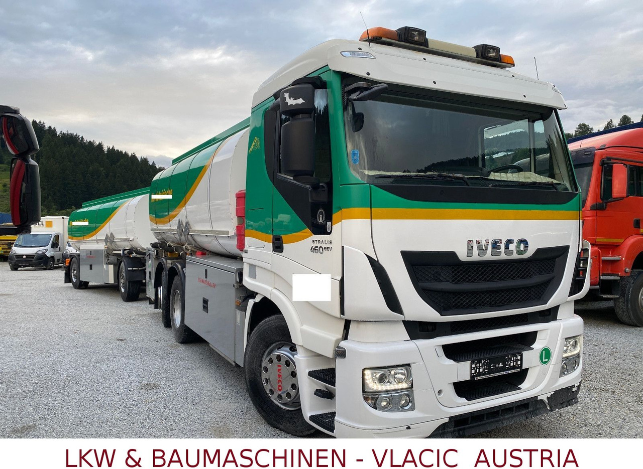 Iveco Stralis 460 Schwarzmüller Benz/Diesel Kompletzug - Autocisterna: foto 1 Iveco Stralis 460 Schwarzmüller Benz/Diesel Kompletzug - Autocisterna: foto 1