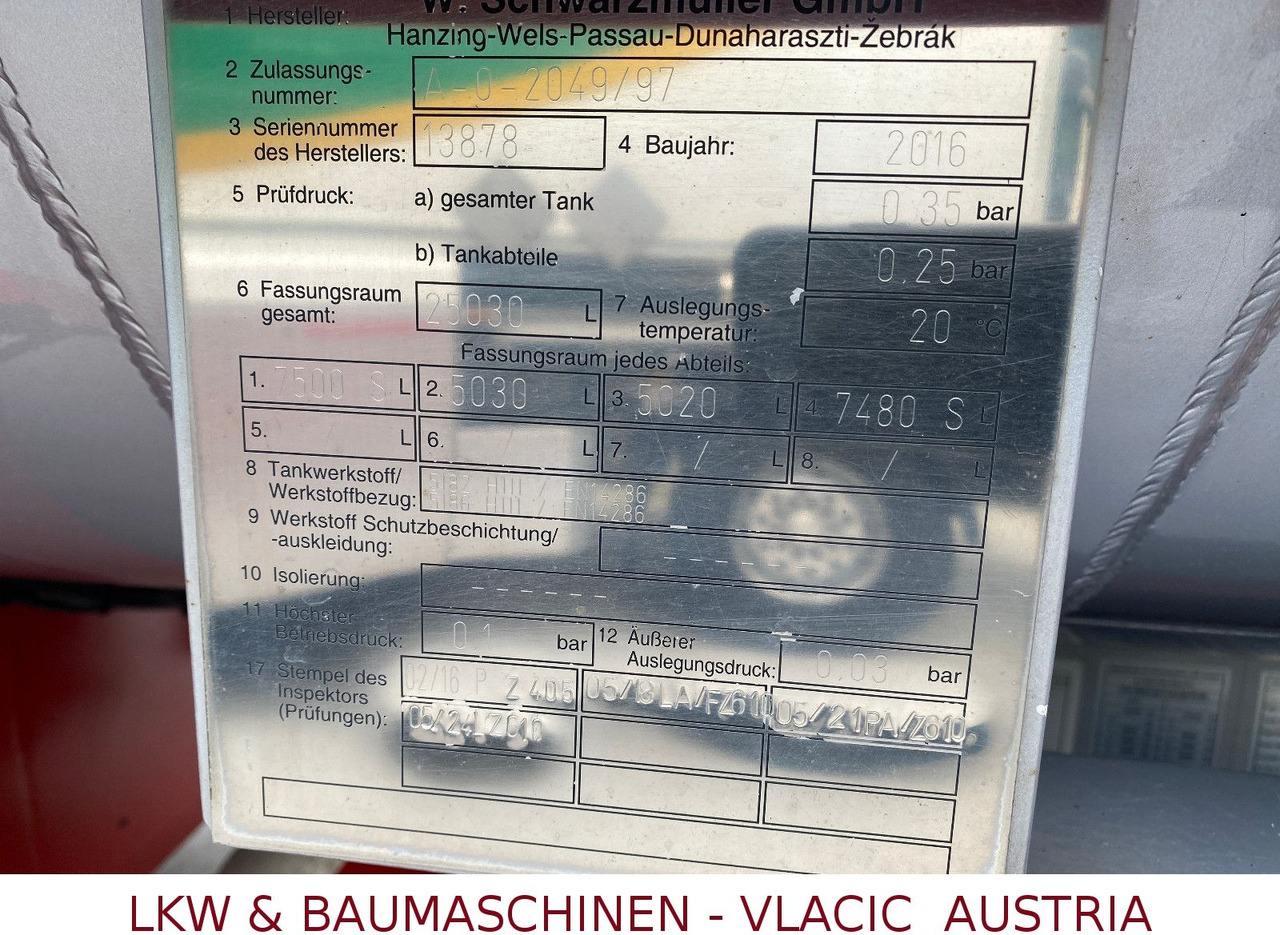 Autocisterna Iveco Stralis 480 Benz/Diesel Schwarzmüller-Kompletzug: foto 16