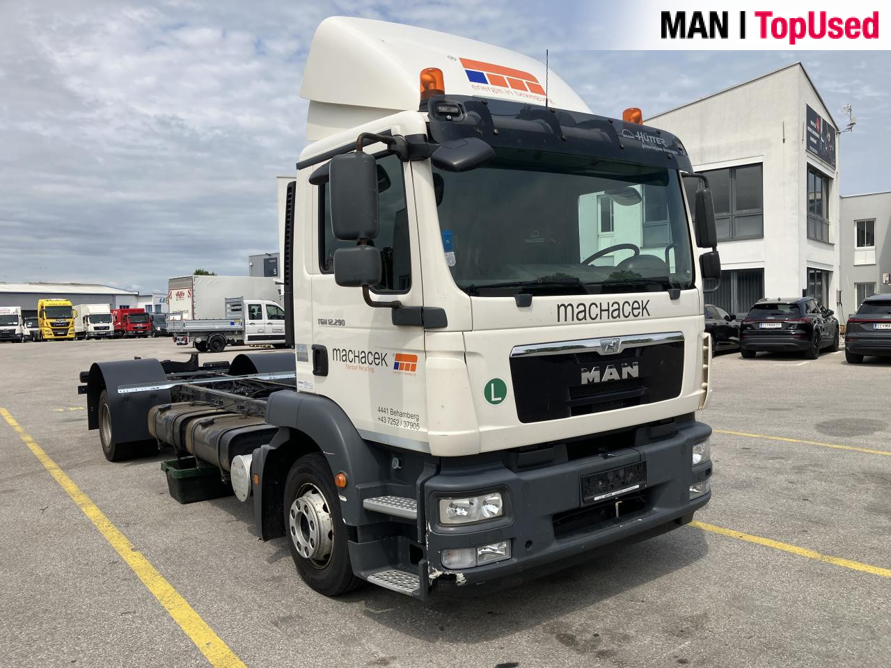 MAN TGM 12.290 4X2 LL - Šasija kravas automašīna: foto 3 MAN TGM 12.290 4X2 LL - Šasija kravas automašīna: foto 3