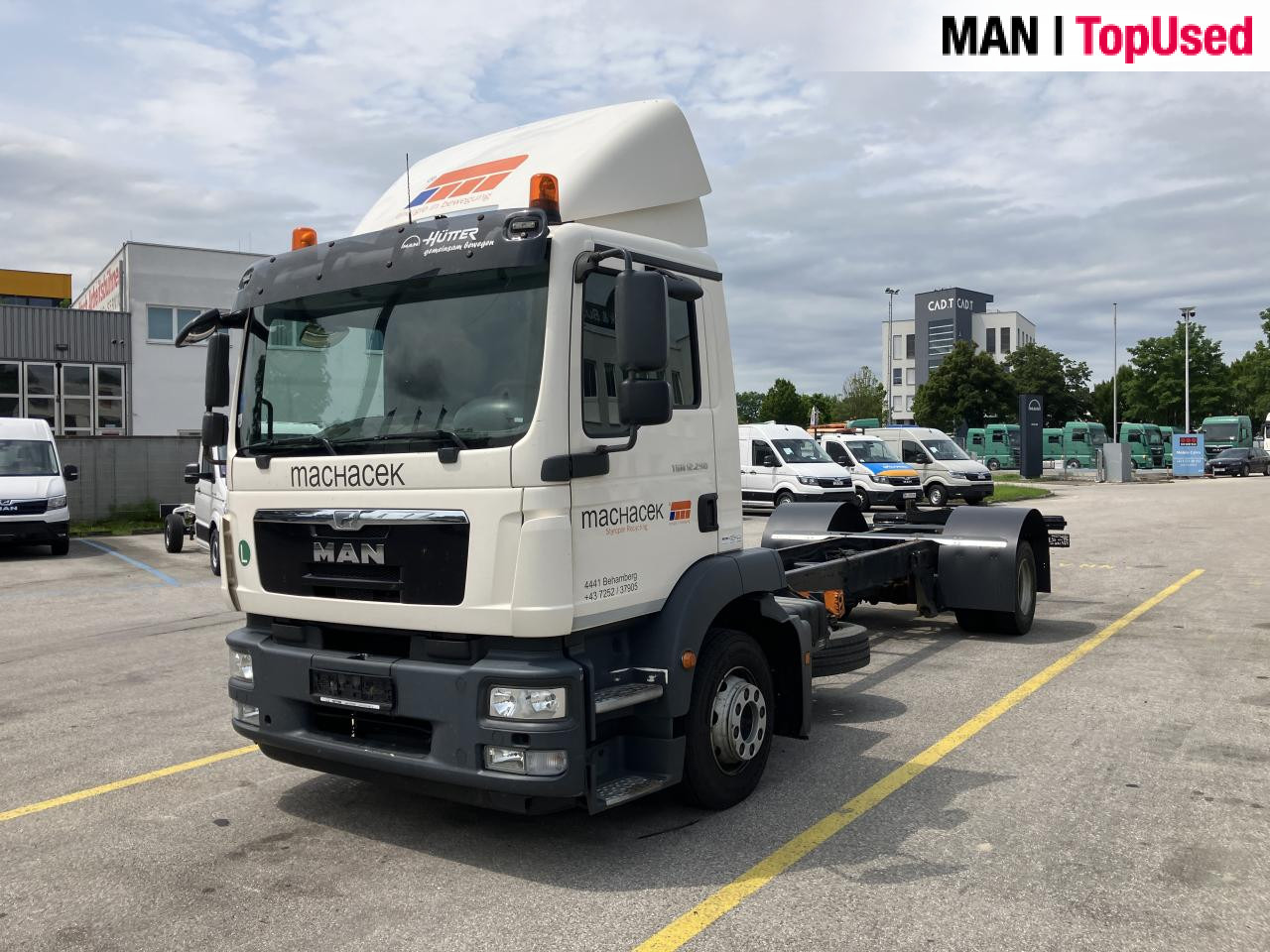 MAN TGM 12.290 4X2 LL - Šasija kravas automašīna: foto 1 MAN TGM 12.290 4X2 LL - Šasija kravas automašīna: foto 1