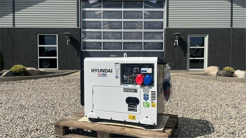 Hyundai DHY8500SE-T 7,0kW diesel - Elektroģenerators: foto 1 Hyundai DHY8500SE-T 7,0kW diesel - Elektroģenerators: foto 1