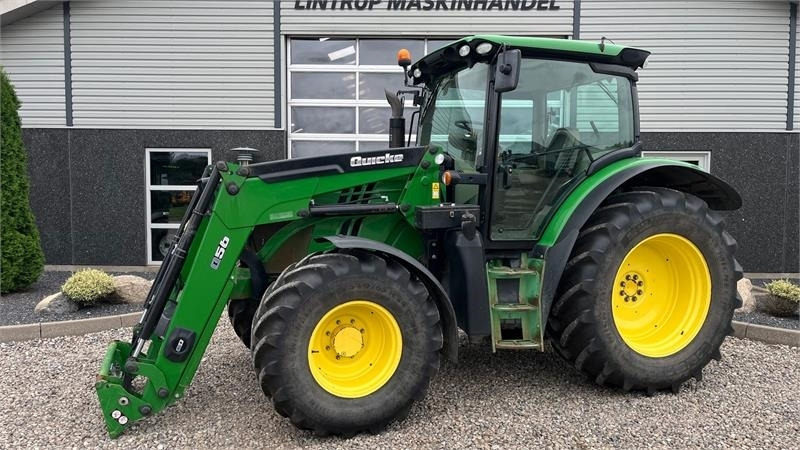 John Deere 6115R Med frontlæsser og krybegear - Traktors: foto 1 John Deere 6115R Med frontlæsser og krybegear - Traktors: foto 1