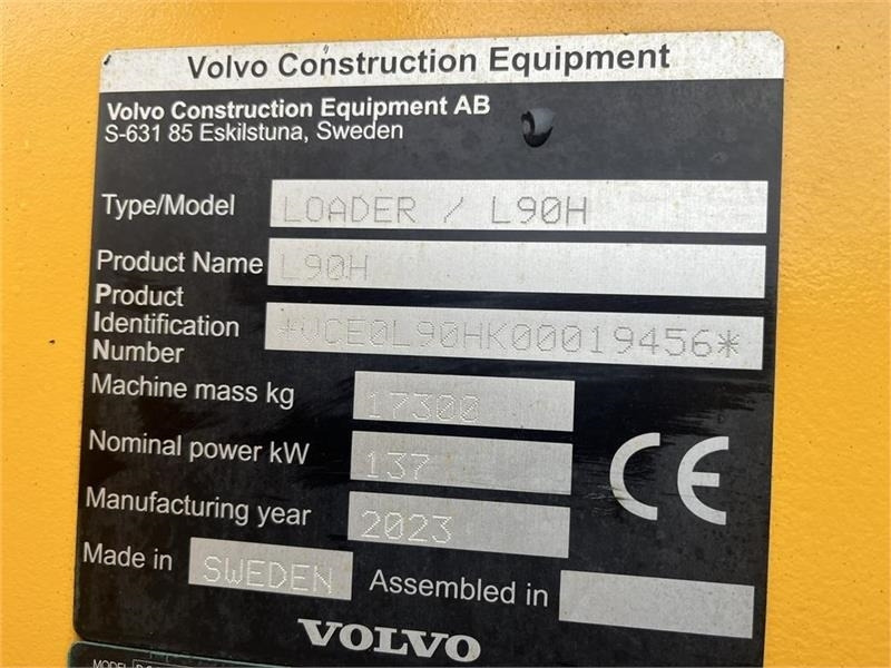 Volvo L90H Dansk-maskine, med alt udstyr på. CDC, BSS, - Riteņu iekrāvējs: foto 2 Volvo L90H Dansk-maskine, med alt udstyr på. CDC, BSS, - Riteņu iekrāvējs: foto 2