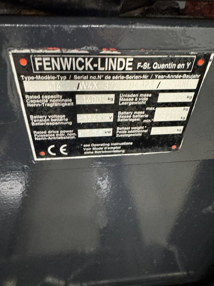 Linde 10848 L14 - Autokrāvējs: foto 5 Linde 10848 L14 - Autokrāvējs: foto 5