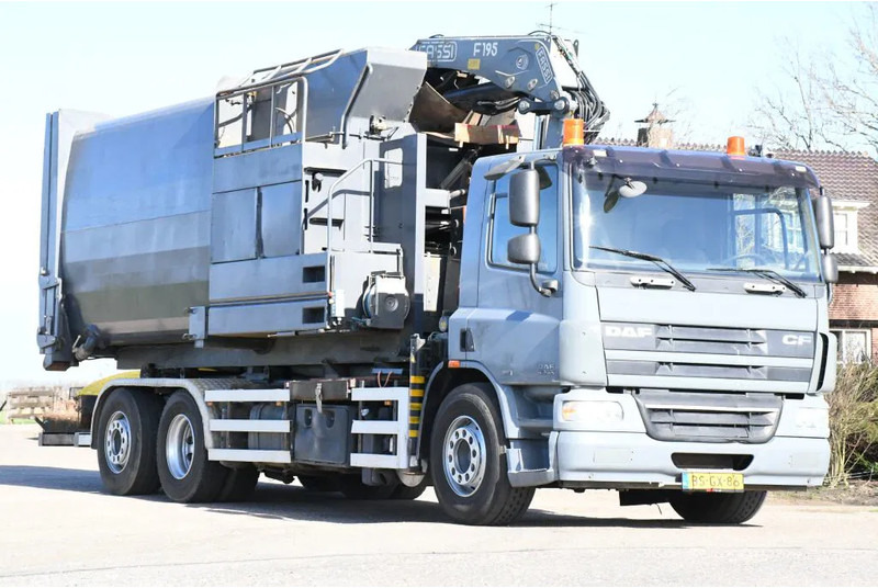 DAF CF75/310 FAN !!KRAAN/HAAK!!PERSCONTAINER!!HIGH PRESURRE CLEANING!!HOGEDRUK REINIGING!!HOCH DRUCK WASHEN SYSTEM!!REINIGING!GEJO B - Pacēlājs ar āķi, Kravas auto ar manipulatoru: foto 2 DAF CF75/310 FAN !!KRAAN/HAAK!!PERSCONTAINER!!HIGH PRESURRE CLEANING!!HOGEDRUK REINIGING!!HOCH DRUCK WASHEN SYSTEM!!REINIGING!GEJO B - Pacēlājs ar āķi, Kravas auto ar manipulatoru: foto 2