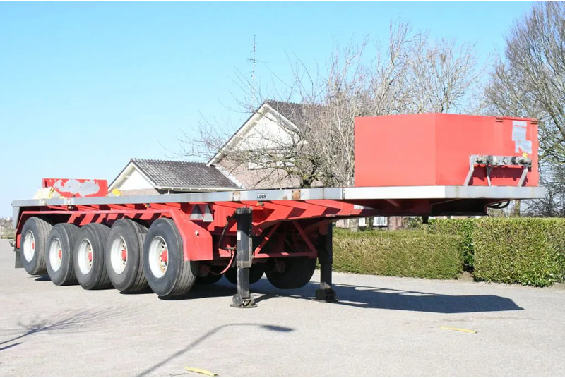 LUECK SPR75/5 5 achse BALLAST TRAILER 3x STEERAXLE!! - Bortu puspiekabe/ Platforma: foto 1 LUECK SPR75/5 5 achse BALLAST TRAILER 3x STEERAXLE!! - Bortu puspiekabe/ Platforma: foto 1