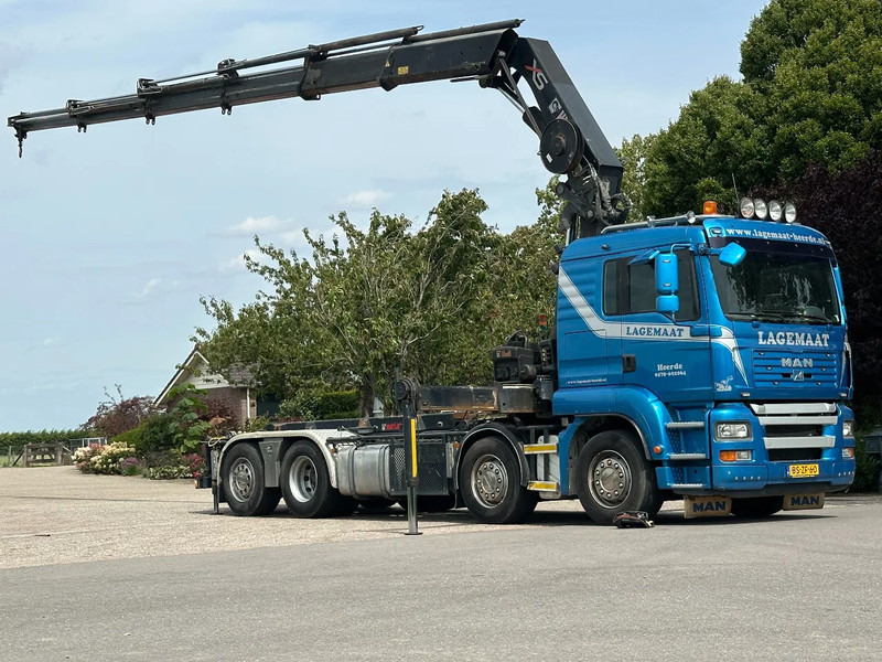 MAN TGA 35.440 8x2 HIAB 37TM!!RADIO REMOTE/CONTAINER SYSTEM! - Kravas automašīna - kabeļu sistēma, Kravas auto ar manipulatoru: foto 1 MAN TGA 35.440 8x2 HIAB 37TM!!RADIO REMOTE/CONTAINER SYSTEM! - Kravas automašīna - kabeļu sistēma, Kravas auto ar manipulatoru: foto 1