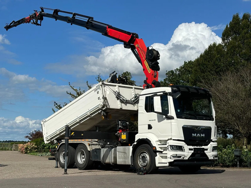 MAN TGS 26.430 2022!EURO6!! 6x2!! PALFINGER 23tm+JIB+LIER/WINCH!!DREISEITEN KIPPER/BORDMATIC!!9tkm - Kravas automašīna pašizgāzējs, Kravas auto ar manipulatoru: foto 1 MAN TGS 26.430 2022!EURO6!! 6x2!! PALFINGER 23tm+JIB+LIER/WINCH!!DREISEITEN KIPPER/BORDMATIC!!9tkm - Kravas automašīna pašizgāzējs, Kravas auto ar manipulatoru: foto 1