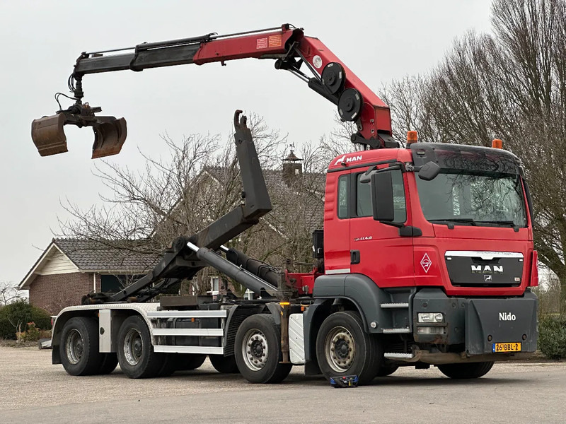 MAN TGS 41.400 8X4 WIDESPREAD!!HMF 22TM KRAAN/HAAK!!TOP!! - Pacēlājs ar āķi, Kravas auto ar manipulatoru: foto 1 MAN TGS 41.400 8X4 WIDESPREAD!!HMF 22TM KRAAN/HAAK!!TOP!! - Pacēlājs ar āķi, Kravas auto ar manipulatoru: foto 1