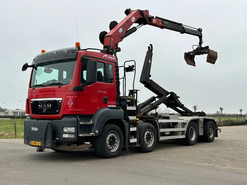 MAN TGS 41.400 8X4 WIDESPREAD!!HMF 22TM KRAAN/HAAK!!TOP!! - Pacēlājs ar āķi, Kravas auto ar manipulatoru: foto 5 MAN TGS 41.400 8X4 WIDESPREAD!!HMF 22TM KRAAN/HAAK!!TOP!! - Pacēlājs ar āķi, Kravas auto ar manipulatoru: foto 5