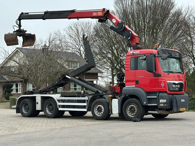 MAN TGS 41.400 8X4 WIDESPREAD!!HMF 22TM KRAAN/HAAK!!TOP!! - Pacēlājs ar āķi, Kravas auto ar manipulatoru: foto 3 MAN TGS 41.400 8X4 WIDESPREAD!!HMF 22TM KRAAN/HAAK!!TOP!! - Pacēlājs ar āķi, Kravas auto ar manipulatoru: foto 3