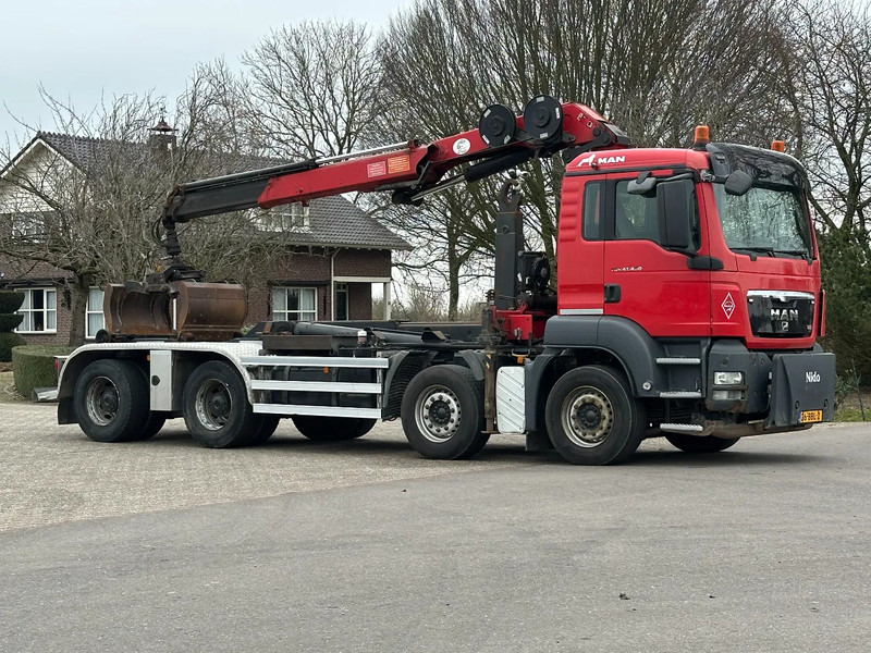 MAN TGS 41.400 8X4 WIDESPREAD!!HMF 22TM KRAAN/HAAK!!TOP!! - Pacēlājs ar āķi, Kravas auto ar manipulatoru: foto 4 MAN TGS 41.400 8X4 WIDESPREAD!!HMF 22TM KRAAN/HAAK!!TOP!! - Pacēlājs ar āķi, Kravas auto ar manipulatoru: foto 4