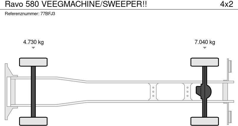 Ielu tīrīšanas mašīna Ravo 580 VEEGMACHINE/SWEEPER!!: foto 14 Ielu tīrīšanas mašīna Ravo 580 VEEGMACHINE/SWEEPER!!: foto 14