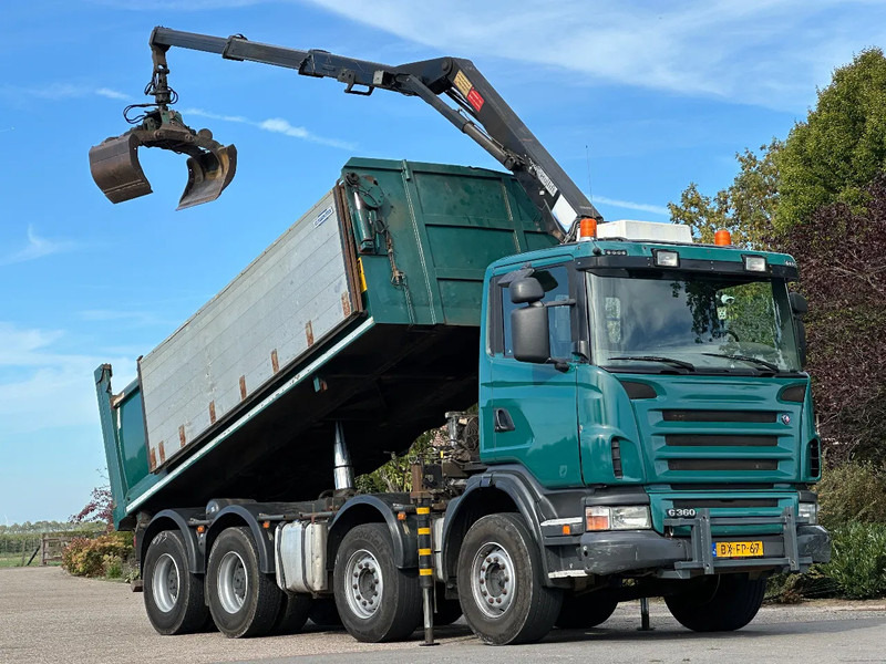 Scania G360 8x4!!Z-Kraan/KIPPER!! - Kravas automašīna pašizgāzējs, Kravas auto ar manipulatoru: foto 1 Scania G360 8x4!!Z-Kraan/KIPPER!! - Kravas automašīna pašizgāzējs, Kravas auto ar manipulatoru: foto 1