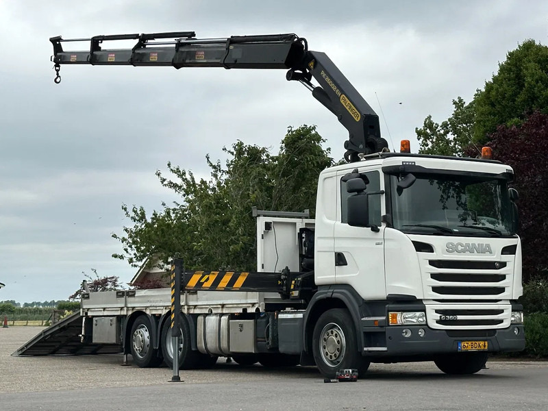 Scania G360 EURO6!!KRAAN/KRAN/MACHINE/MASCHINE/RAMPEN!!TRANSPORTER!LIER/WINCH!! - Autovedējs, Kravas auto ar manipulatoru: foto 1 Scania G360 EURO6!!KRAAN/KRAN/MACHINE/MASCHINE/RAMPEN!!TRANSPORTER!LIER/WINCH!! - Autovedējs, Kravas auto ar manipulatoru: foto 1