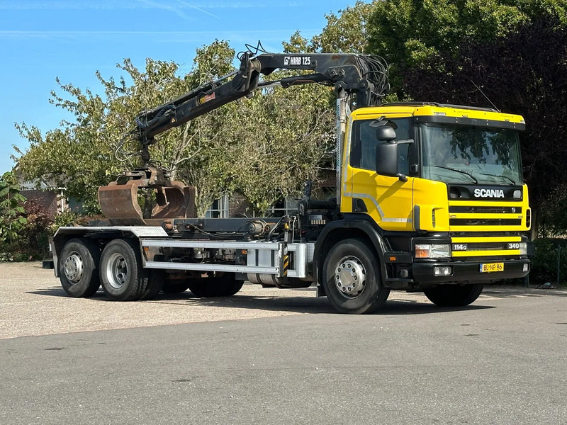 Scania R114-340 6x2 !!KRAAN/CONTAINER/KABEL!!MANUELL!! - Kravas automašīna - kabeļu sistēma, Kravas auto ar manipulatoru: foto 4 Scania R114-340 6x2 !!KRAAN/CONTAINER/KABEL!!MANUELL!! - Kravas automašīna - kabeļu sistēma, Kravas auto ar manipulatoru: foto 4