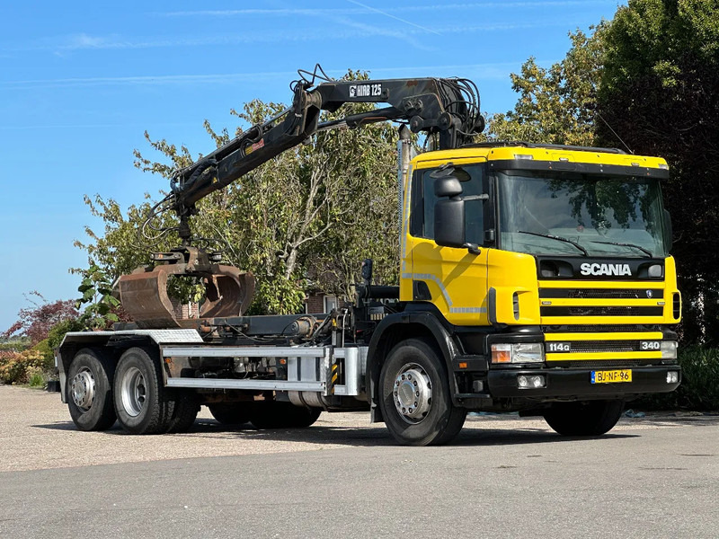 Scania R114-340 6x2 !!KRAAN/CONTAINER/KABEL!!MANUELL!! - Kravas automašīna - kabeļu sistēma, Kravas auto ar manipulatoru: foto 2 Scania R114-340 6x2 !!KRAAN/CONTAINER/KABEL!!MANUELL!! - Kravas automašīna - kabeļu sistēma, Kravas auto ar manipulatoru: foto 2