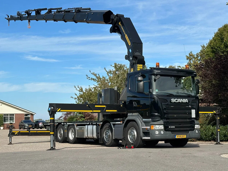Scania R490 PALFINGER 92TM!! 2017!!ONLY 66TKM!!!NEW!! - Kravas auto ar manipulatoru: foto 1 Scania R490 PALFINGER 92TM!! 2017!!ONLY 66TKM!!!NEW!! - Kravas auto ar manipulatoru: foto 1