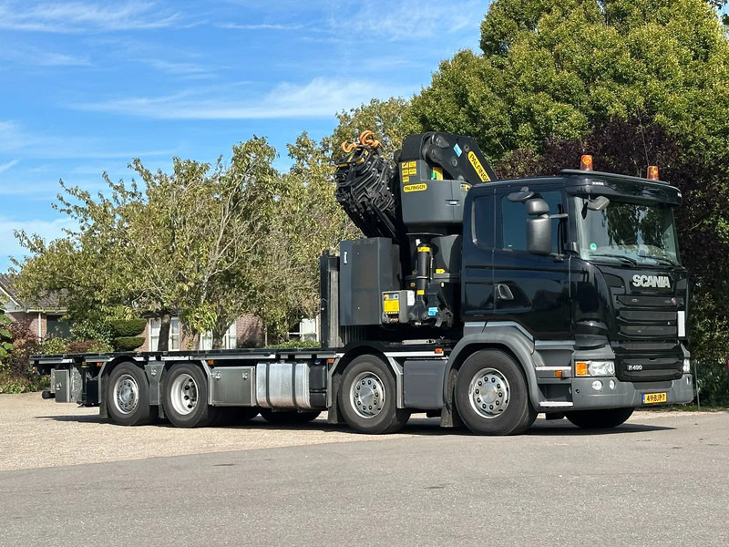 Scania R490 PALFINGER 92TM!! 2017!!ONLY 66TKM!!!NEW!! - Kravas auto ar manipulatoru: foto 4 Scania R490 PALFINGER 92TM!! 2017!!ONLY 66TKM!!!NEW!! - Kravas auto ar manipulatoru: foto 4