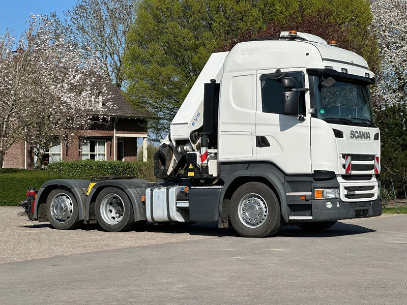 Scania R450 6x2 !!TRACTOR!!!CRANE/GRUE/HMF 50TM!!TOP!EURO6!! - Vilcējs: foto 5 Scania R450 6x2 !!TRACTOR!!!CRANE/GRUE/HMF 50TM!!TOP!EURO6!! - Vilcējs: foto 5
