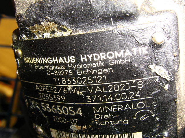 Brueninghaus Hydromatik A2FE32/6W-VAL202J-S - - Pagrieziena reduktors - Celtniecības tehnika: foto 2 Brueninghaus Hydromatik A2FE32/6W-VAL202J-S - - Pagrieziena reduktors - Celtniecības tehnika: foto 2