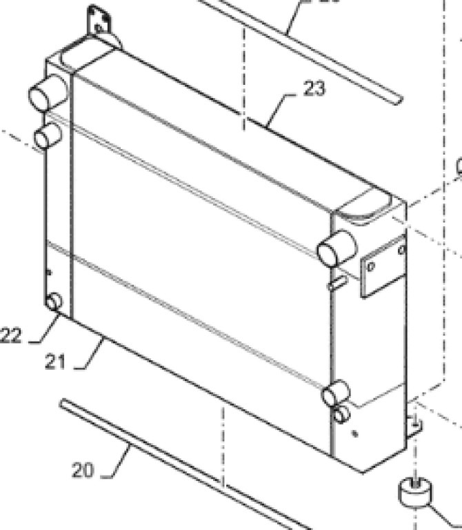 Case 47929005 - Eļļas dzesētājs - Lauksaimniecības tehnika: foto 1 Case 47929005 - Eļļas dzesētājs - Lauksaimniecības tehnika: foto 1