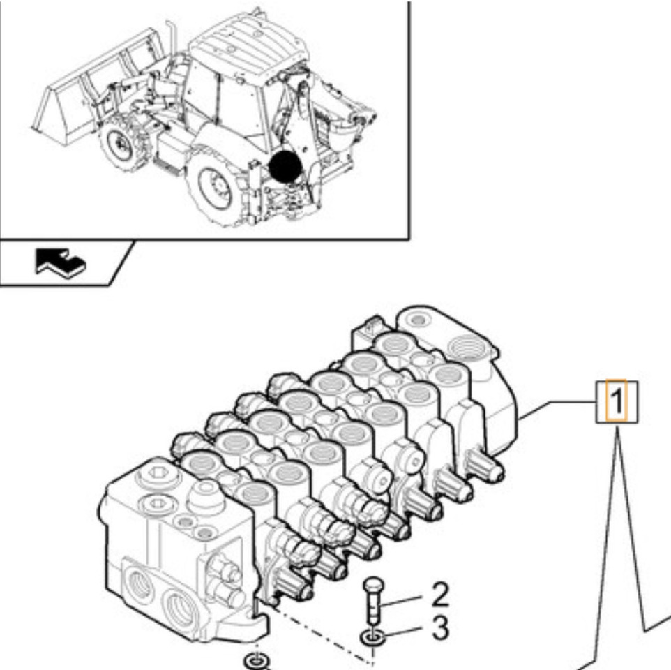 Case 84222517 - 47377730 - Hidrauliskais vārsts - Celtniecības tehnika: foto 2 Case 84222517 - 47377730 - Hidrauliskais vārsts - Celtniecības tehnika: foto 2